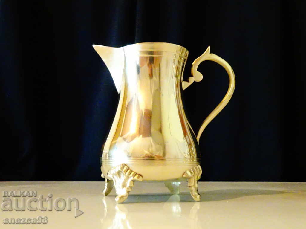 English bronze jug, small jug, marked English bronze jug, small jug, marked