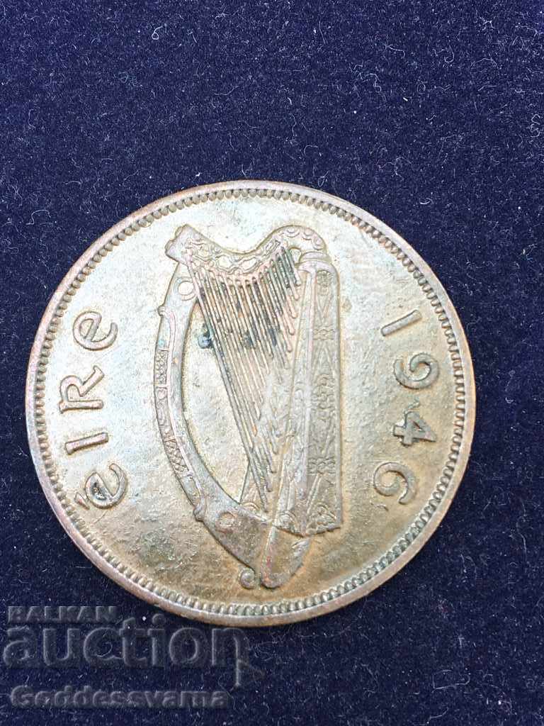 Ireland 1 Penny 1946 Hen Chicks Bronze 9.4g with price 7.00 BGN | € 3.58