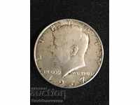 USA 1/2 1967 argint