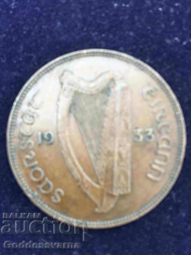 Ireland 1 Penny 1933 Hen Chicks Bronze 9.4g NO 3 with price 4.00 BGN | € 2.05