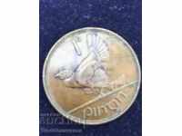 Irlanda 1 Penny 1933 Hen Chicks Bronze 9.4g NU 3