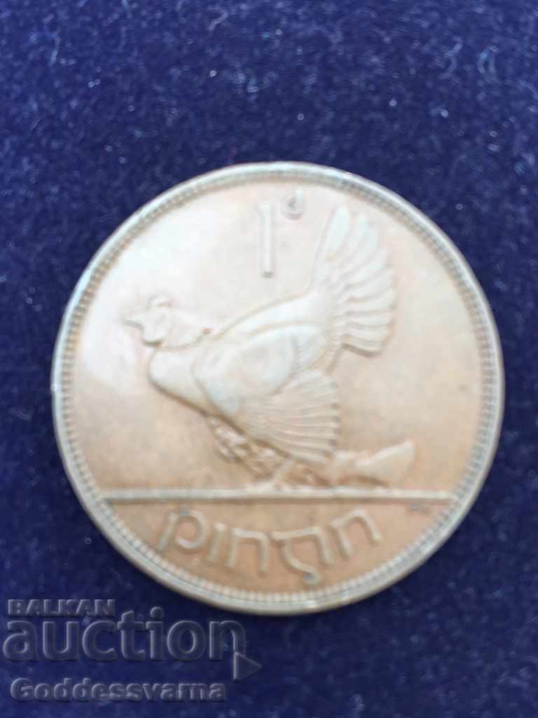 Ιρλανδία 1 Penny 1937 Hen Chicks Bronze 9.4g