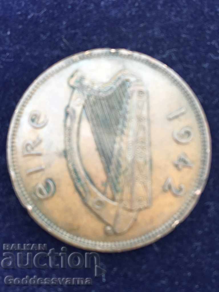 Ireland 1 Penny 1942 Hen Chicks Bronze 9.4g NO 2 with price 3.00 BGN | € 1.53