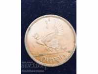 Ireland 1 Penny 1942 Hen Chicks Bronze 9.4g NO 2