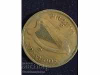 Ireland 1 Penny 1928 Hen Chicks Bronze 9.4g NO b