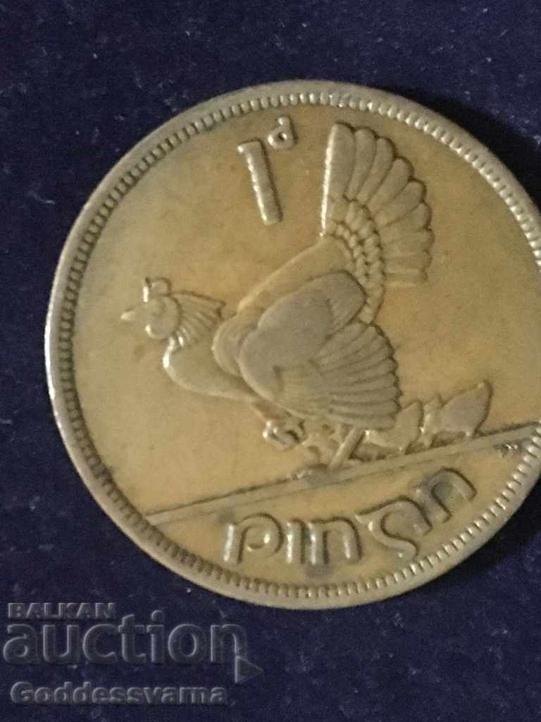 Ireland 1 Penny 1942 Hen Chicks Bronze 9.4g NO gl with price 3.00 BGN | € 1.53 Ireland 1 Penny 1942 Hen Chicks Bronze 9.4g NO gl with price 3.00 BGN | € 1.53