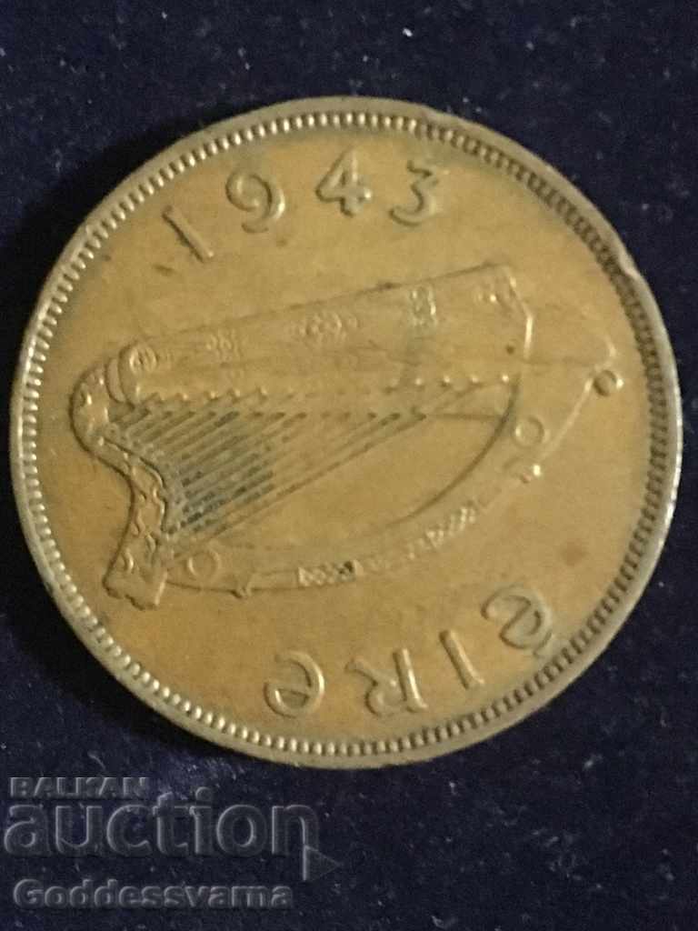 Ireland 1 Penny 1943 Hen Chicks Bronze 9.4g No 1 с цена 3.00 лв. | € 1.53 Ireland 1 Penny 1943 Hen Chicks Bronze 9.4g No 1 с цена 3.00 лв. | € 1.53