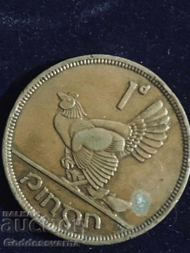 Ireland 1 Penny 1948 Hen Chicks Bronze 9.4g No f with price 3.00 BGN | € 1.53 Ireland 1 Penny 1948 Hen Chicks Bronze 9.4g No f with price 3.00 BGN | € 1.53