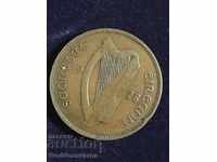 Ireland 1 Penny 1928 Hen Chicks Bronze 9.4g No 1