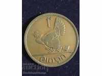 Irlanda 1 Penny 1949 Hen Chicks Bronze 9.4g Nu 1