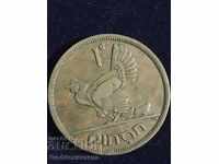 Irlanda 1 Penny 1949 Hen Chicks Bronze 9.4g Nu 2