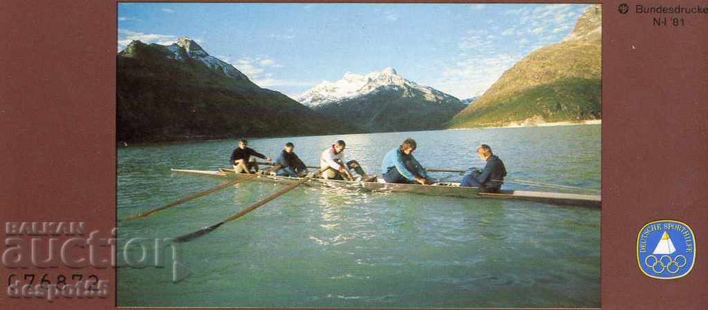 Auction  1981. Germany. Sports. Booklet.