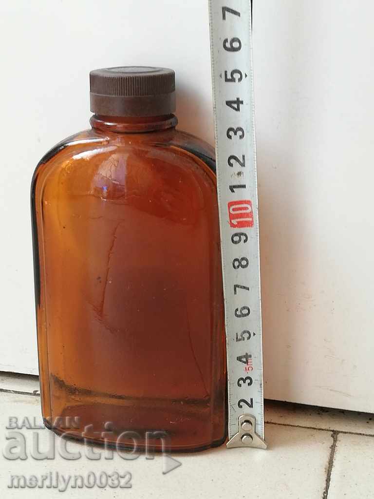 Стара бутилка, шише, шишенце от лекарство сироп