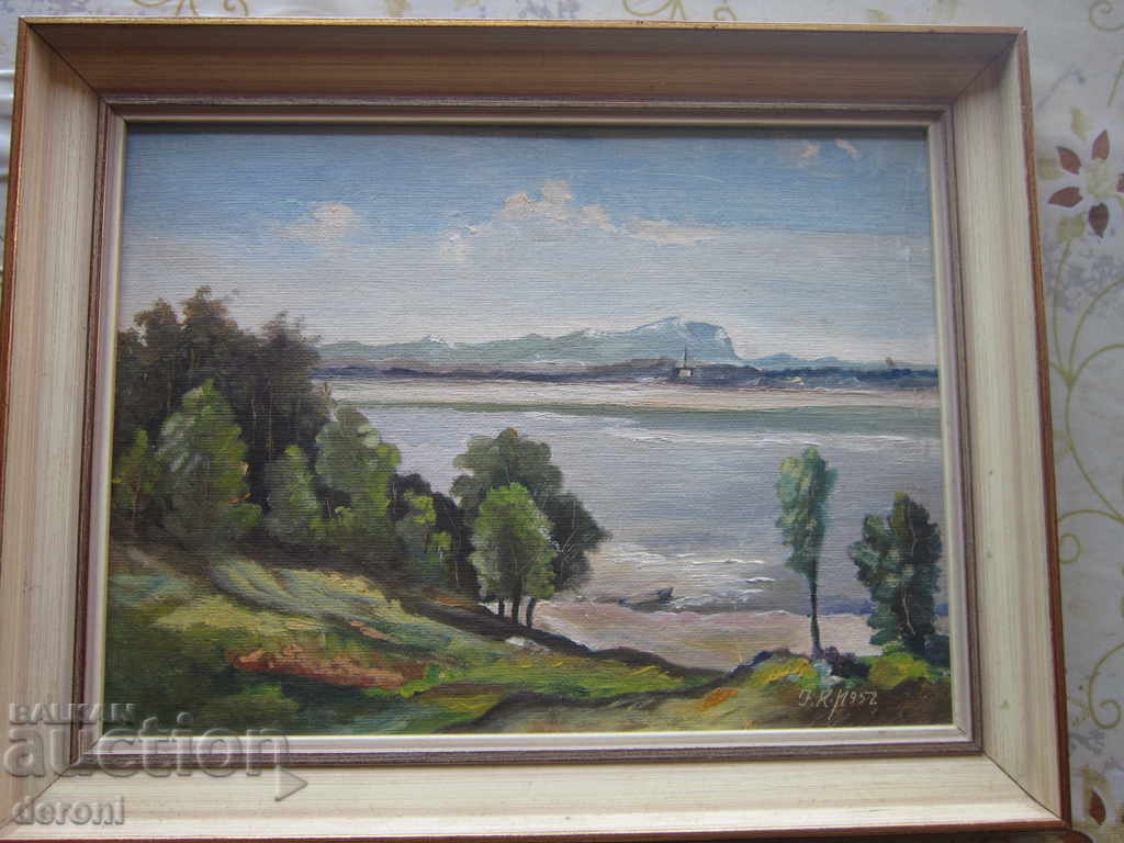 Доставка на Стара картина подписана 1952 Доставка на Стара картина подписана 1952