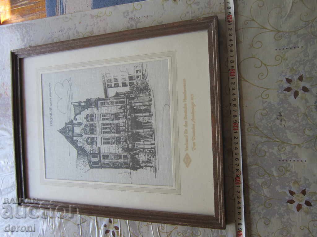 Old German painting on silk with price 180.00 BGN | € 92.03 Old German painting on silk with price 180.00 BGN | € 92.03