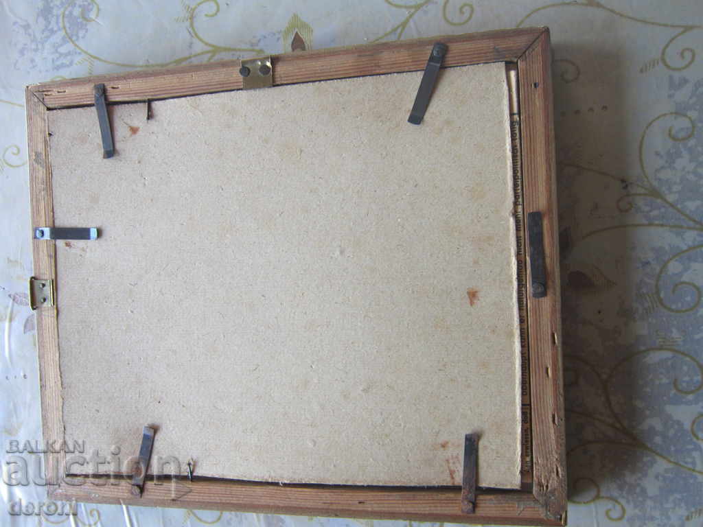 Delivery of Old painting watercolor signed 1913 Delivery of Old painting watercolor signed 1913