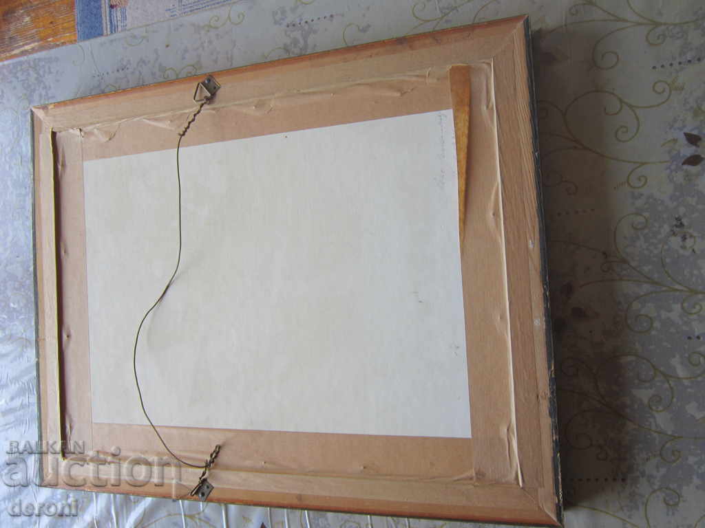 Delivery of Old painting signed 1974 Delivery of Old painting signed 1974