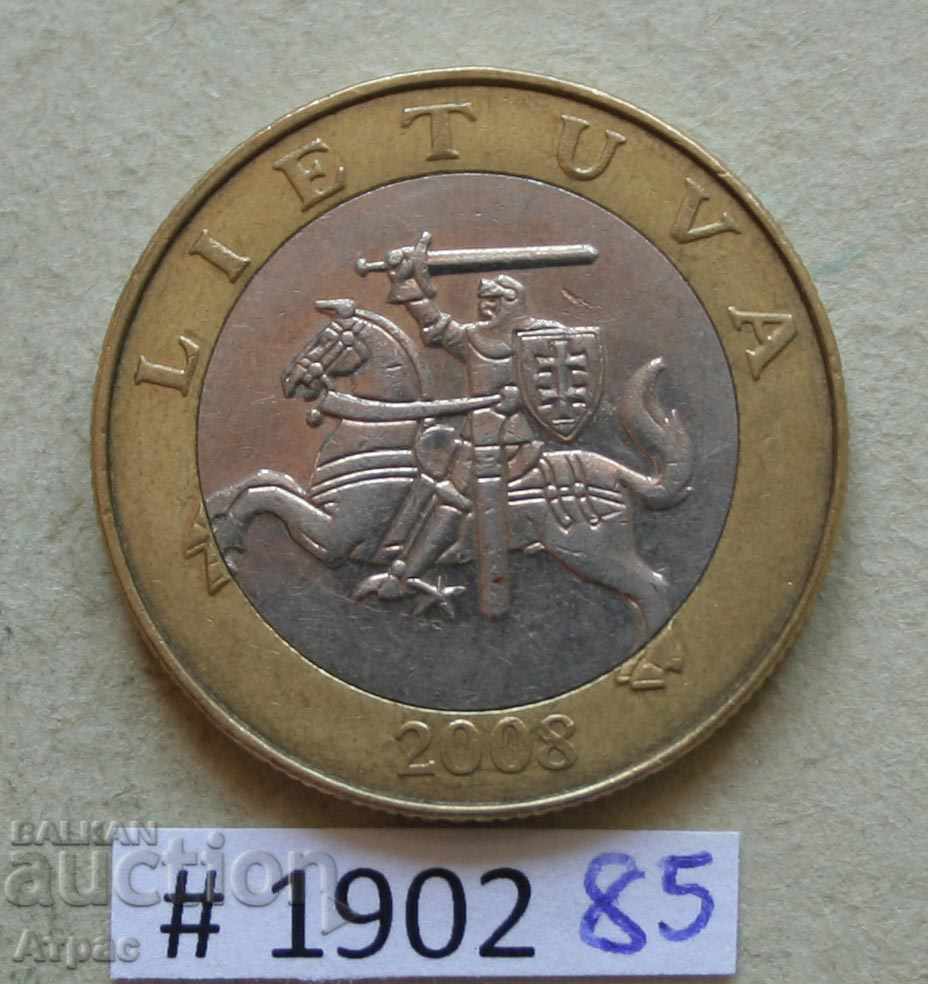 2 литай 2008 Lituania cu preț € 0.77 | 1.51 BGN 2 литай 2008 Lituania cu preț € 0.77 | 1.51 BGN