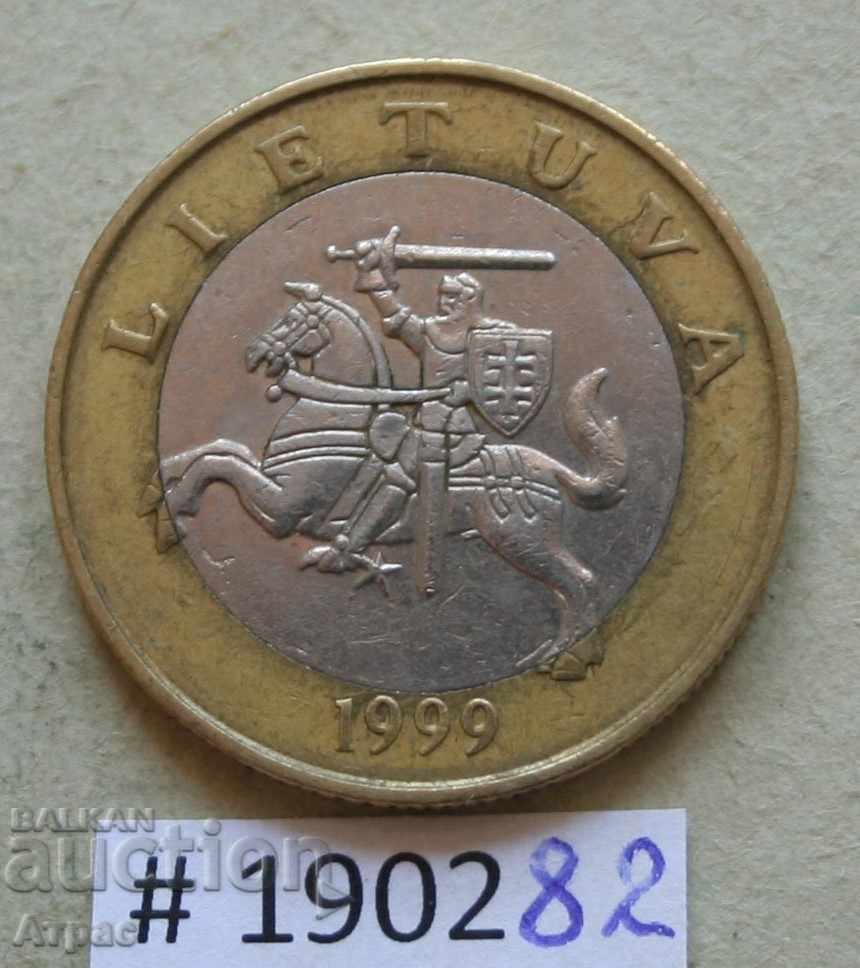 2 литя 1999 Lituania cu preț € 0.77 | 1.51 BGN