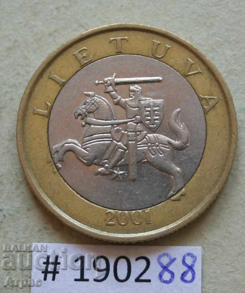 2 литай 2001 Lituania cu preț € 0.77 | 1.51 BGN 2 литай 2001 Lituania cu preț € 0.77 | 1.51 BGN
