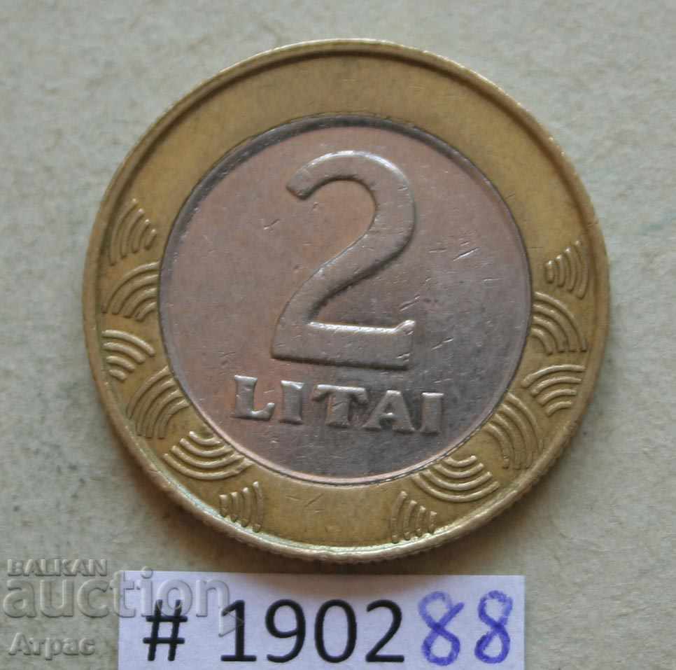 2 литай 2001 Lituania