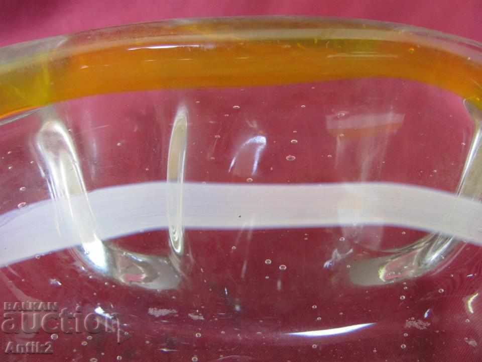 Γυάλινο σταχτοδοχείο κρυστάλλου Moran με τιμή 114.00 BGN | € 58.29 Γυάλινο σταχτοδοχείο κρυστάλλου Moran με τιμή 114.00 BGN | € 58.29