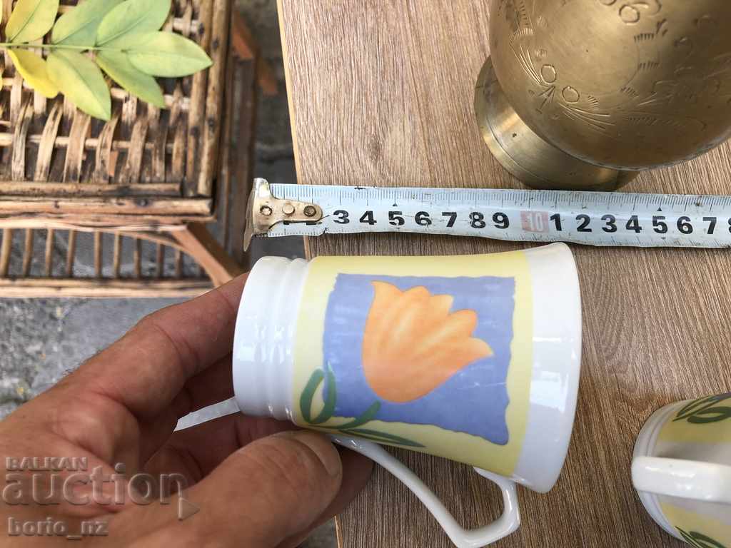 9966. SERVICE FOR COFFEE PORCELAIN JAPAN JAPAN - 7 9966. SERVICE FOR COFFEE PORCELAIN JAPAN JAPAN - 7