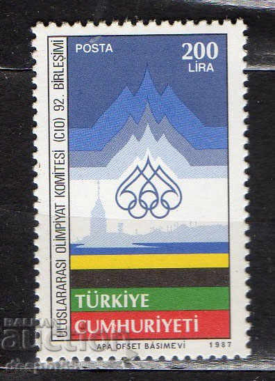 1987. Turkey. 92nd session of the IOC - Istanbul.