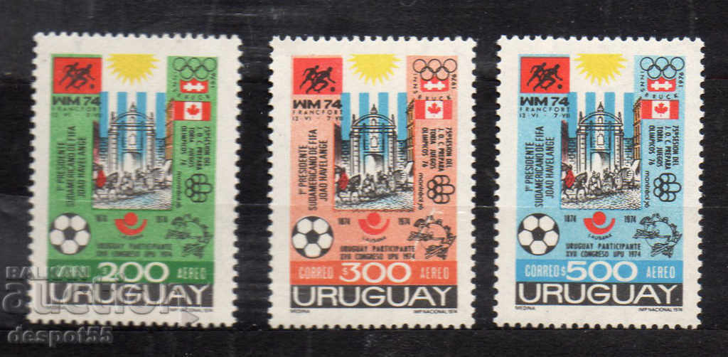 1974. Uruguay. Different events.
