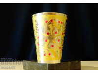 Старинна бронзова чаша,декорирана.