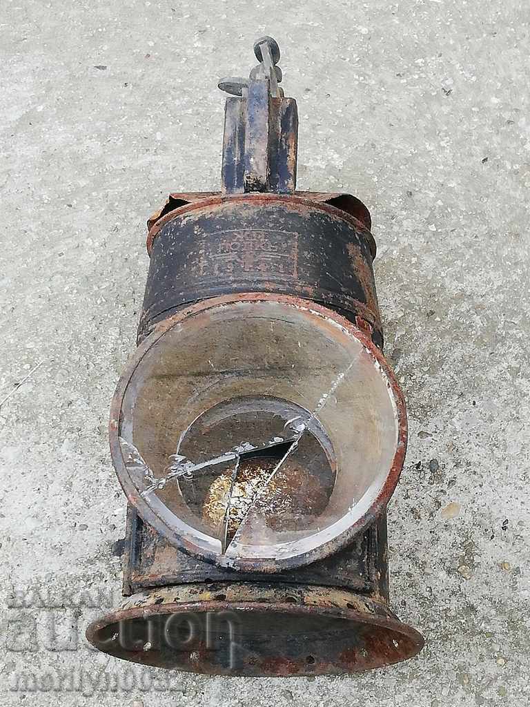 Army Hand Portable Lantern Railway Regiment 1941 Year WW2 - 5 Army Hand Portable Lantern Railway Regiment 1941 Year WW2 - 5