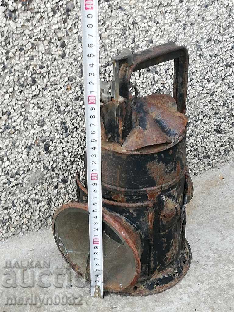 Army Hand Portable Lantern Railway Regiment 1941 Year WW2 - 6 Army Hand Portable Lantern Railway Regiment 1941 Year WW2 - 6