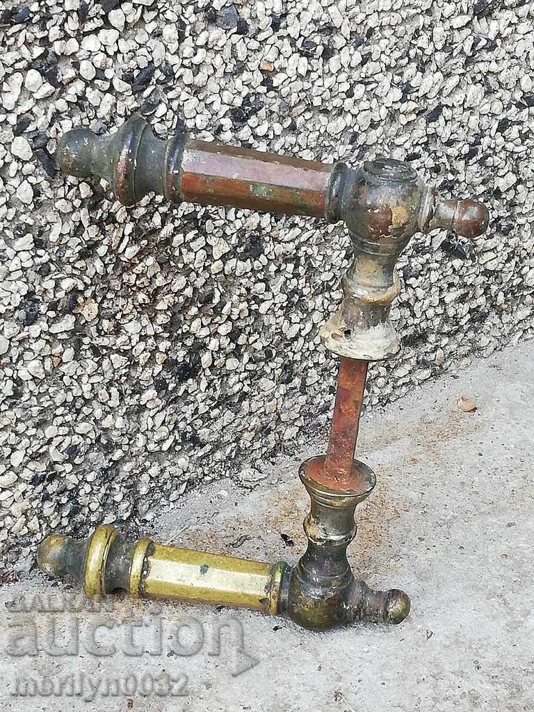 Old armor bronze fittings handle the Kingdom of Bulgaria - 7 Old armor bronze fittings handle the Kingdom of Bulgaria - 7