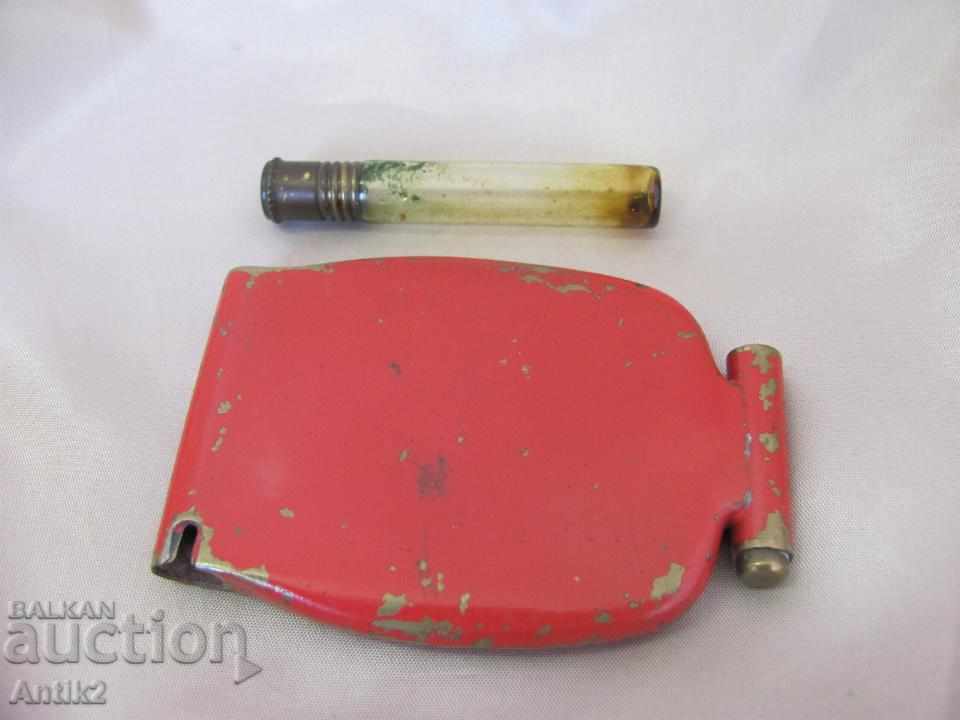 30 Bronze Massive Ladies Powder and Perfume Bottle - 6