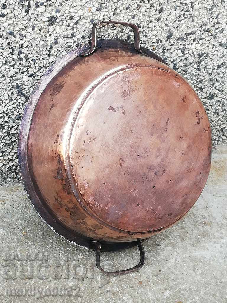 Copper pan, copper vessel, copper, saucer, copper, pan, tray - 7