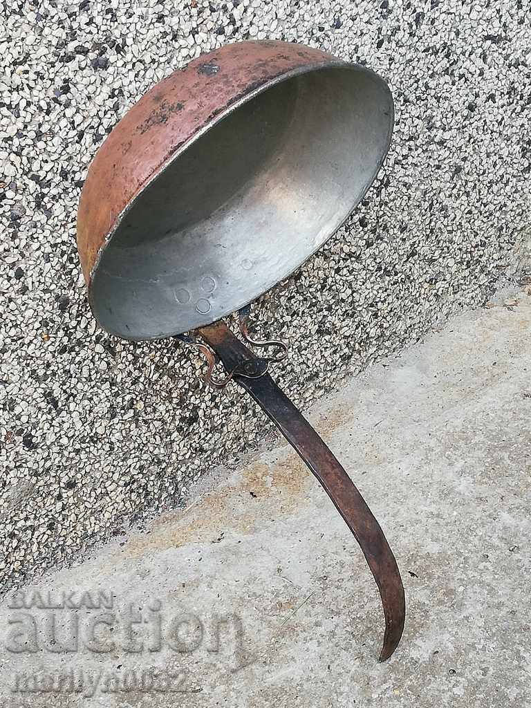 Old copper pan, copper, tray, copper vessel with price 93.00 BGN | € 47.55 Old copper pan, copper, tray, copper vessel with price 93.00 BGN | € 47.55