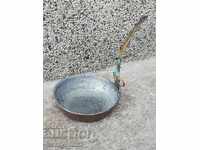 Old copper pan, copper, tray, copper vessel
