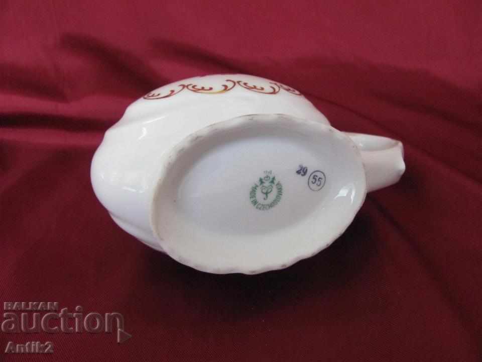 Old Porcelain Feeder Czechoslovakia - 7