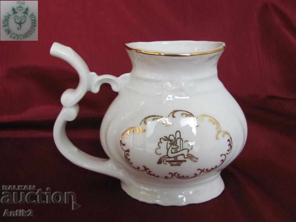 Old Porcelain Feeder Czechoslovakia