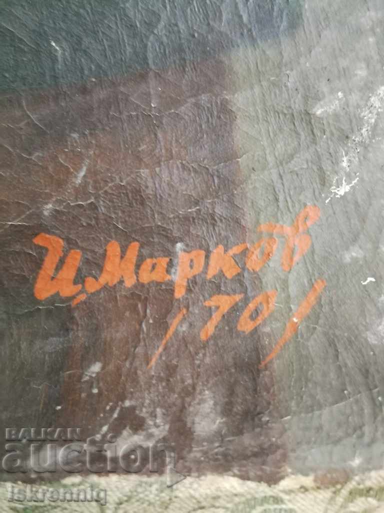 Auction Old Picture Lenin Canvas Auction Old Picture Lenin Canvas