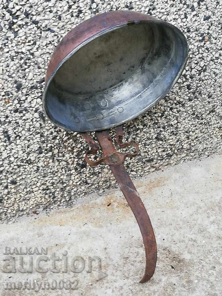 Old copper pan, copper, tray, copper vessel