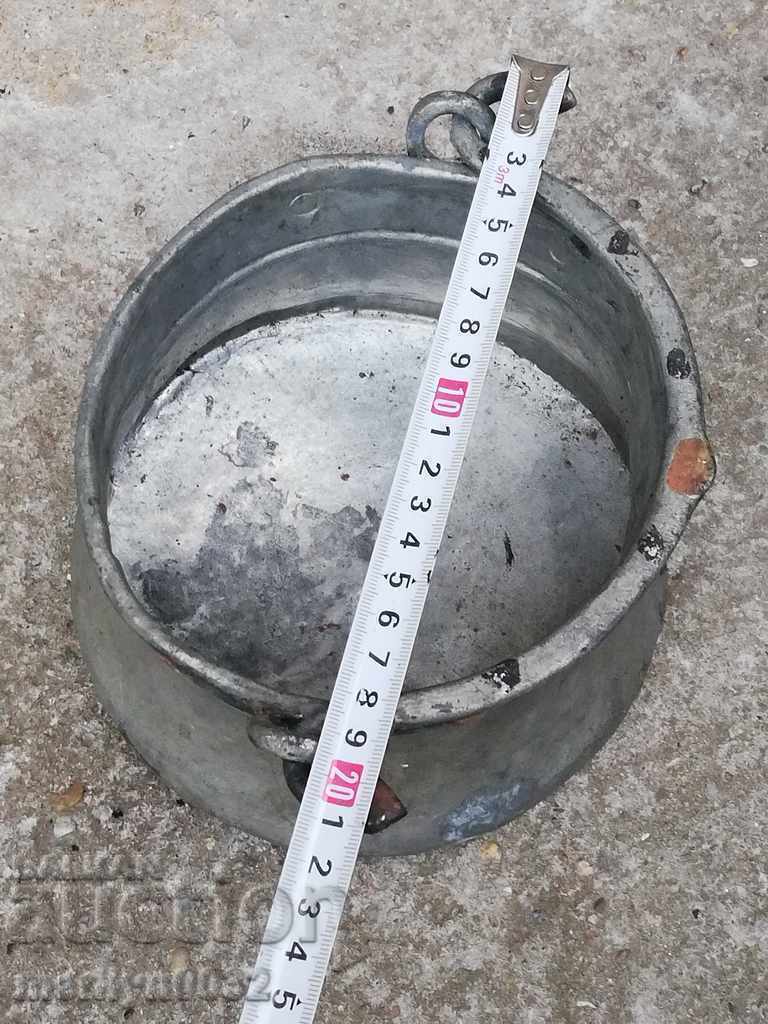 Old copper cauldron, copper, cauldron, forged vessel - 5 Old copper cauldron, copper, cauldron, forged vessel - 5