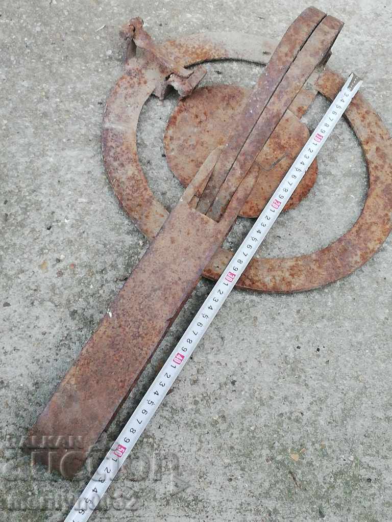 Old hand forged trap, wrought iron with price 49.00 BGN | € 25.05
