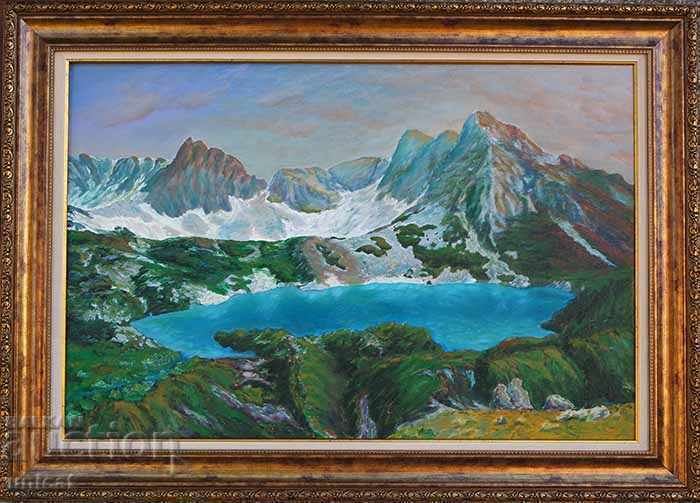 "Blueberry at Sunset" - Pirin, oil paints, Stefan Doychinov "Blueberry at Sunset" - Pirin, oil paints, Stefan Doychinov