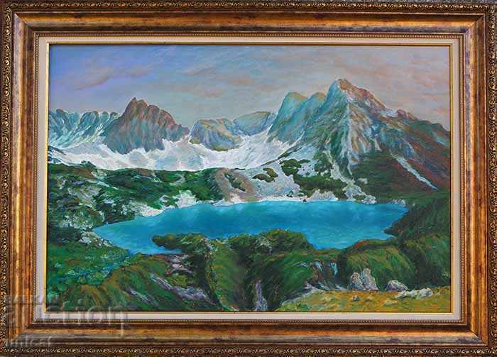 "Blueberry at Sunset" - Pirin, oil paints, Stefan Doychinov "Blueberry at Sunset" - Pirin, oil paints, Stefan Doychinov