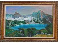 «Μύρτιλο στο ηλιοβασίλεμα» - Πιρίν, λαδομπογιές, Στέφαν Ντοϊτσίνοφ