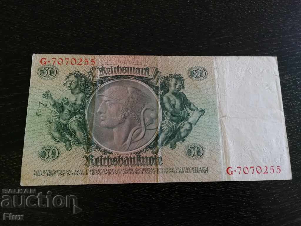 Τραπεζογραμμάτιο Ράιχ - Γερμανία - 50 μονάδες | 1933 - 5 Τραπεζογραμμάτιο Ράιχ - Γερμανία - 50 μονάδες | 1933 - 5