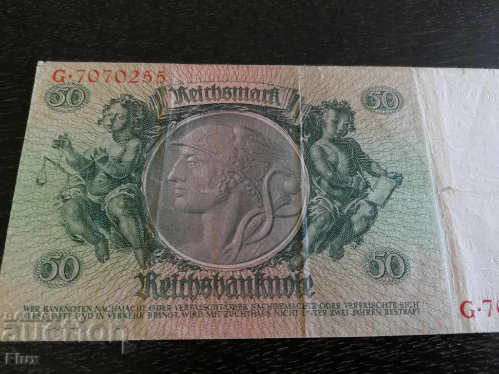 Τραπεζογραμμάτιο Ράιχ - Γερμανία - 50 μονάδες | 1933 - 6 Τραπεζογραμμάτιο Ράιχ - Γερμανία - 50 μονάδες | 1933 - 6