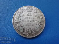 III (26) Canada ½ Dollar 1929