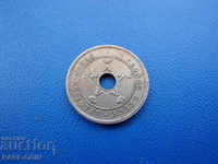 III (34) Belgian Congo 5 Cents 1925